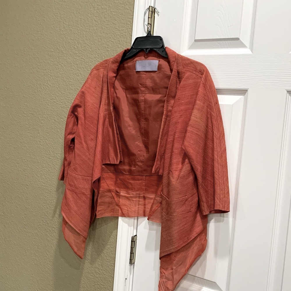 Vera Wang Lavander Label Women's 
 cardigan chiffon Silk  Sz S